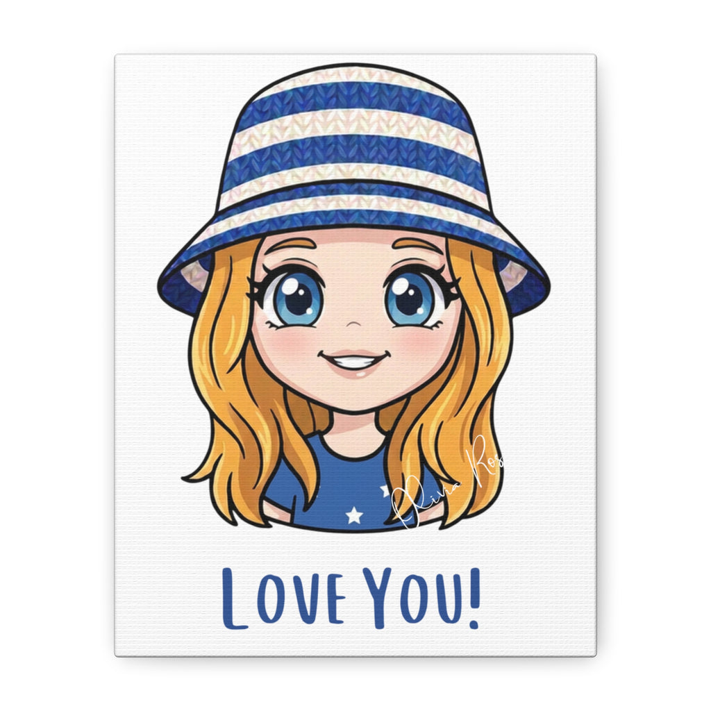 Olivia Rose "Love You!" Matte Canvas Wall Art
