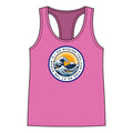 Women's Racerback Tank — 'If I Go Missing You Can Find Me At The Ocean' Wave Graphic