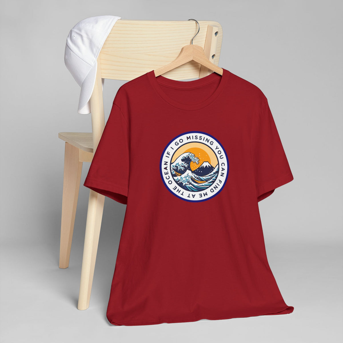 “I Go Missing, You Can Find Me at the Ocean” T-Shirt