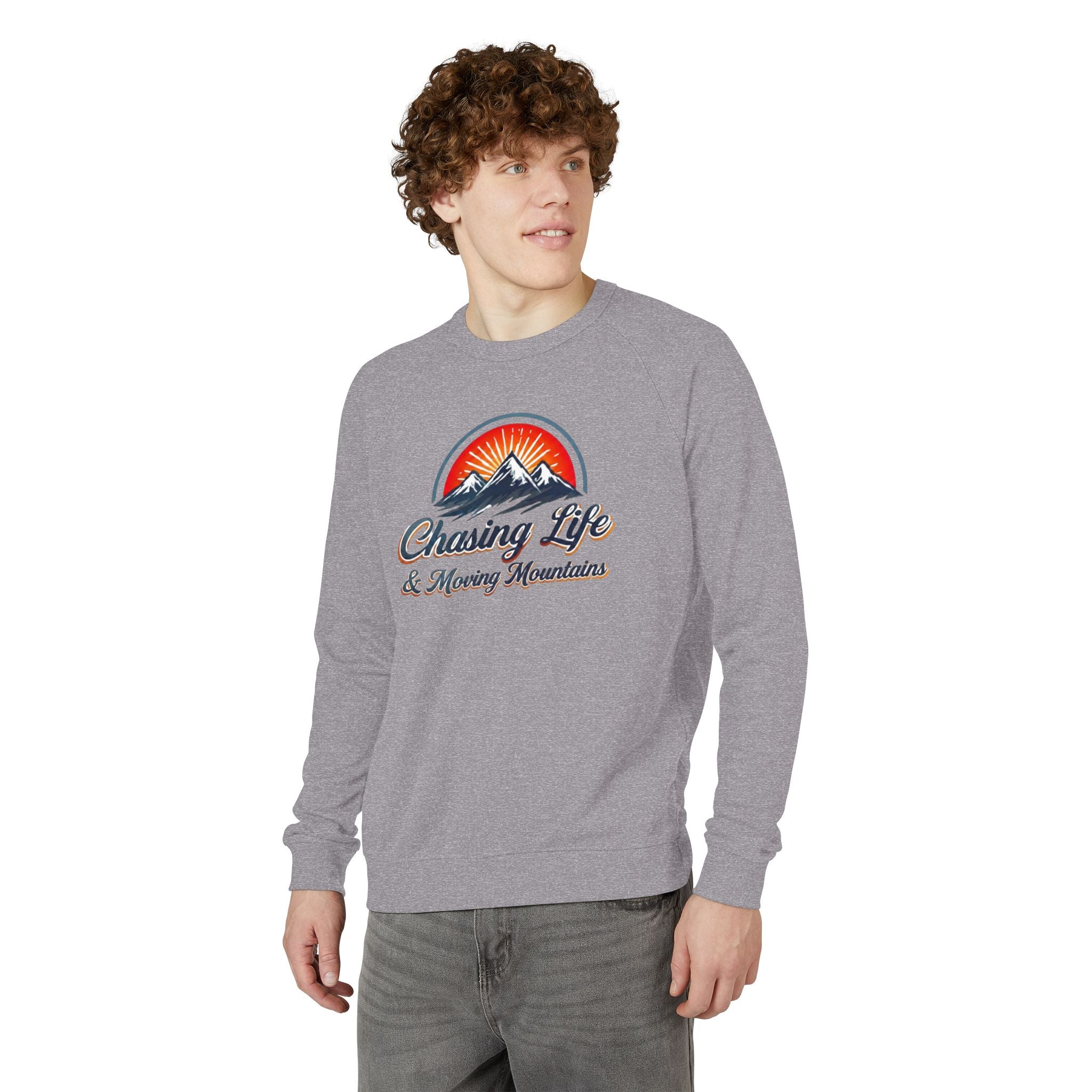 Chasing Life in the Mountains Crewneck Sweatshirt - Unisex