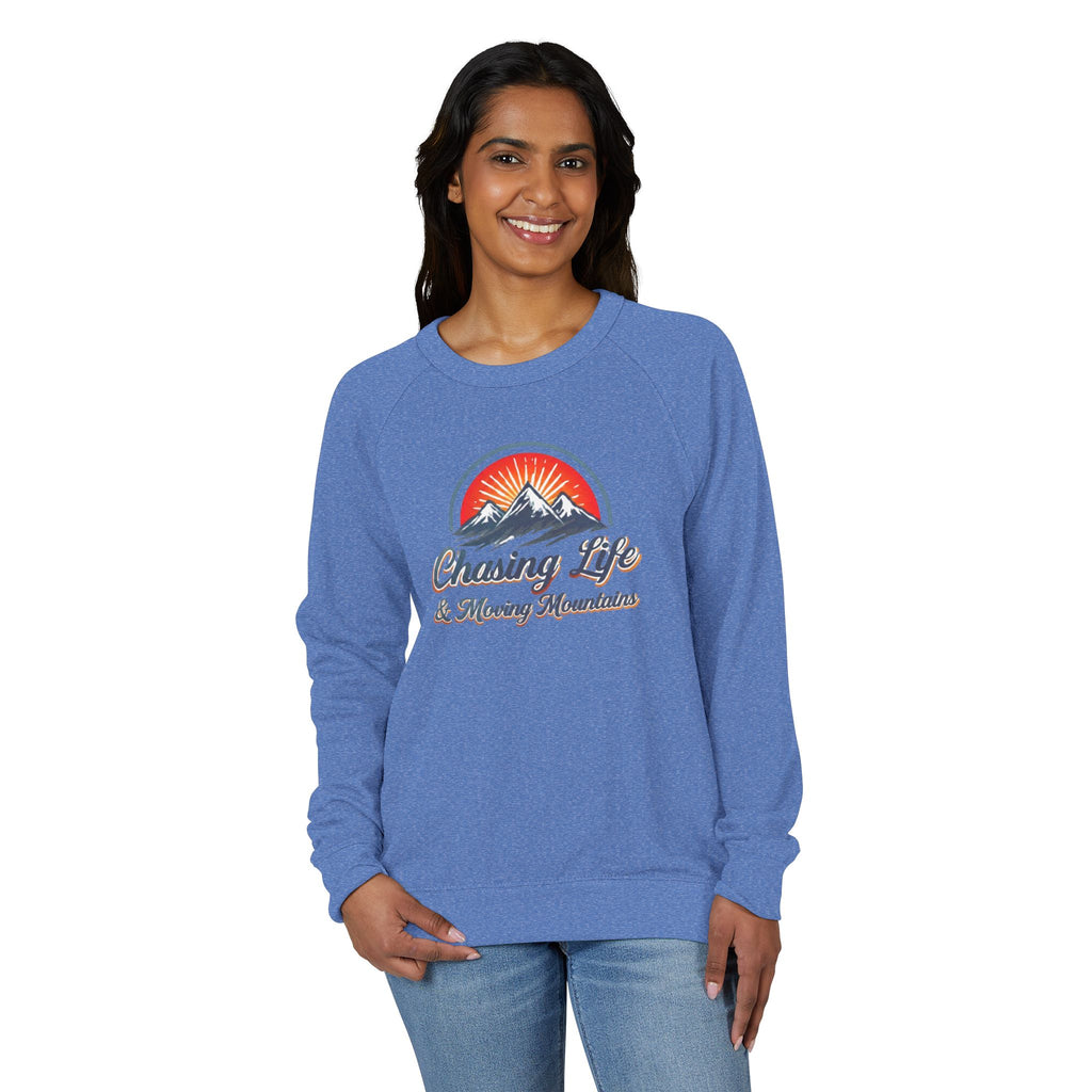 Chasing Life in the Mountains Crewneck Sweatshirt - Unisex