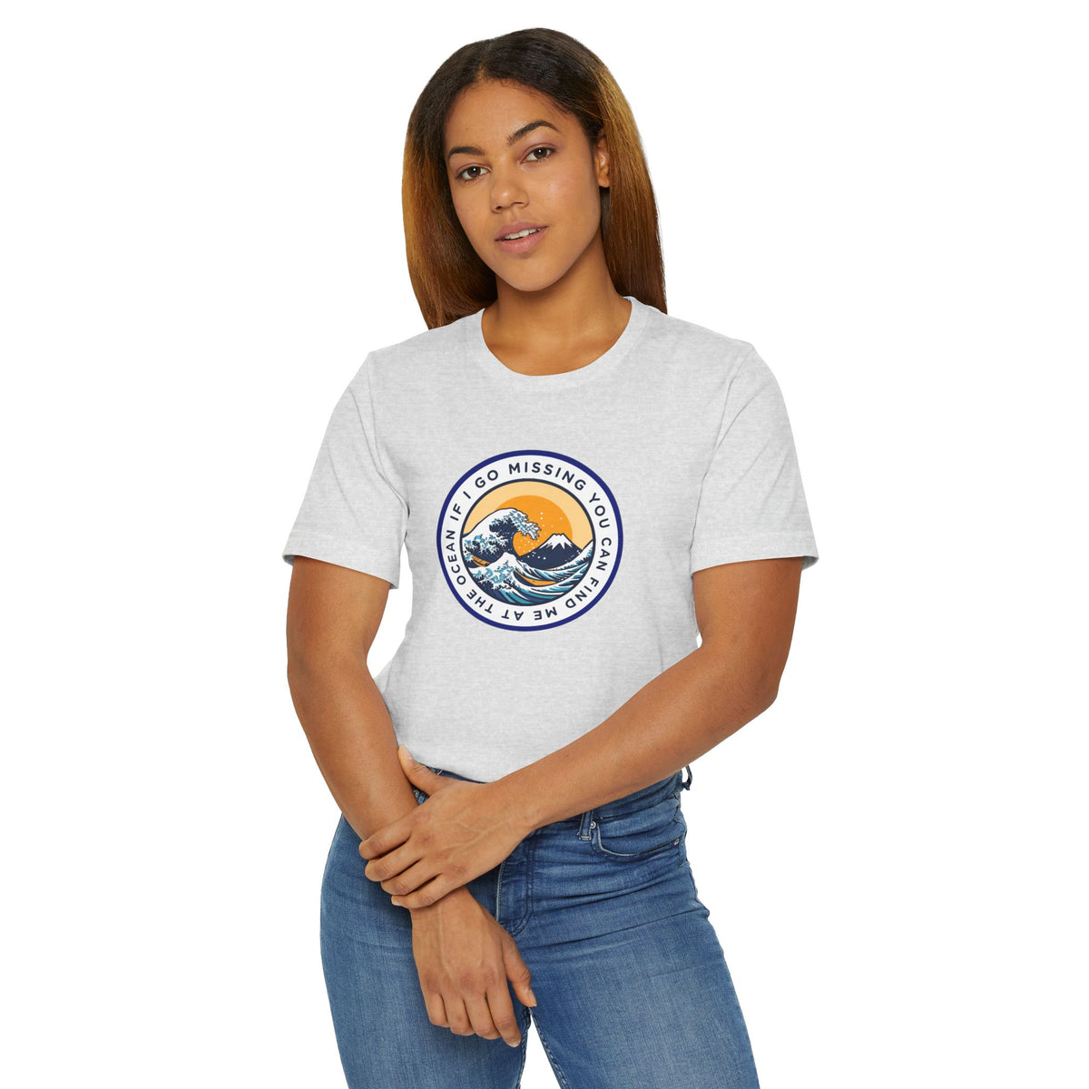 “I Go Missing, You Can Find Me at the Ocean” T-Shirt