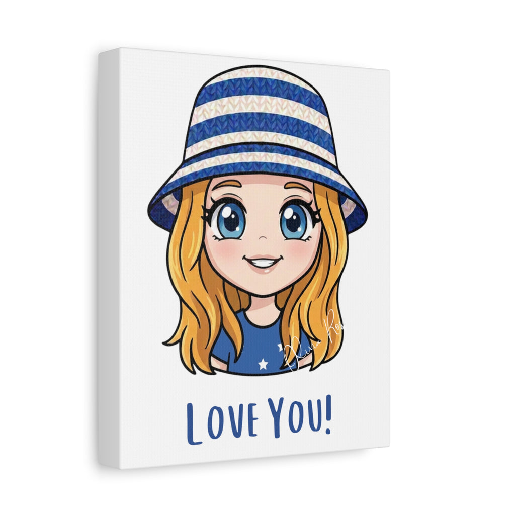 Olivia Rose "Love You!" Matte Canvas Wall Art