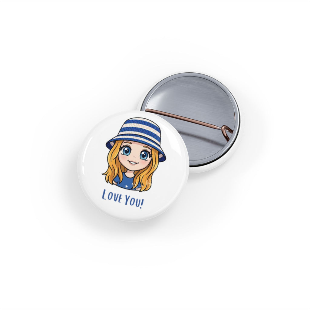 “Love You!” Enamel Style Pin for Jackets, Bags & Gifts