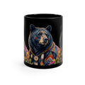 Black Bear Coffee Mug — 11oz Black Ceramic