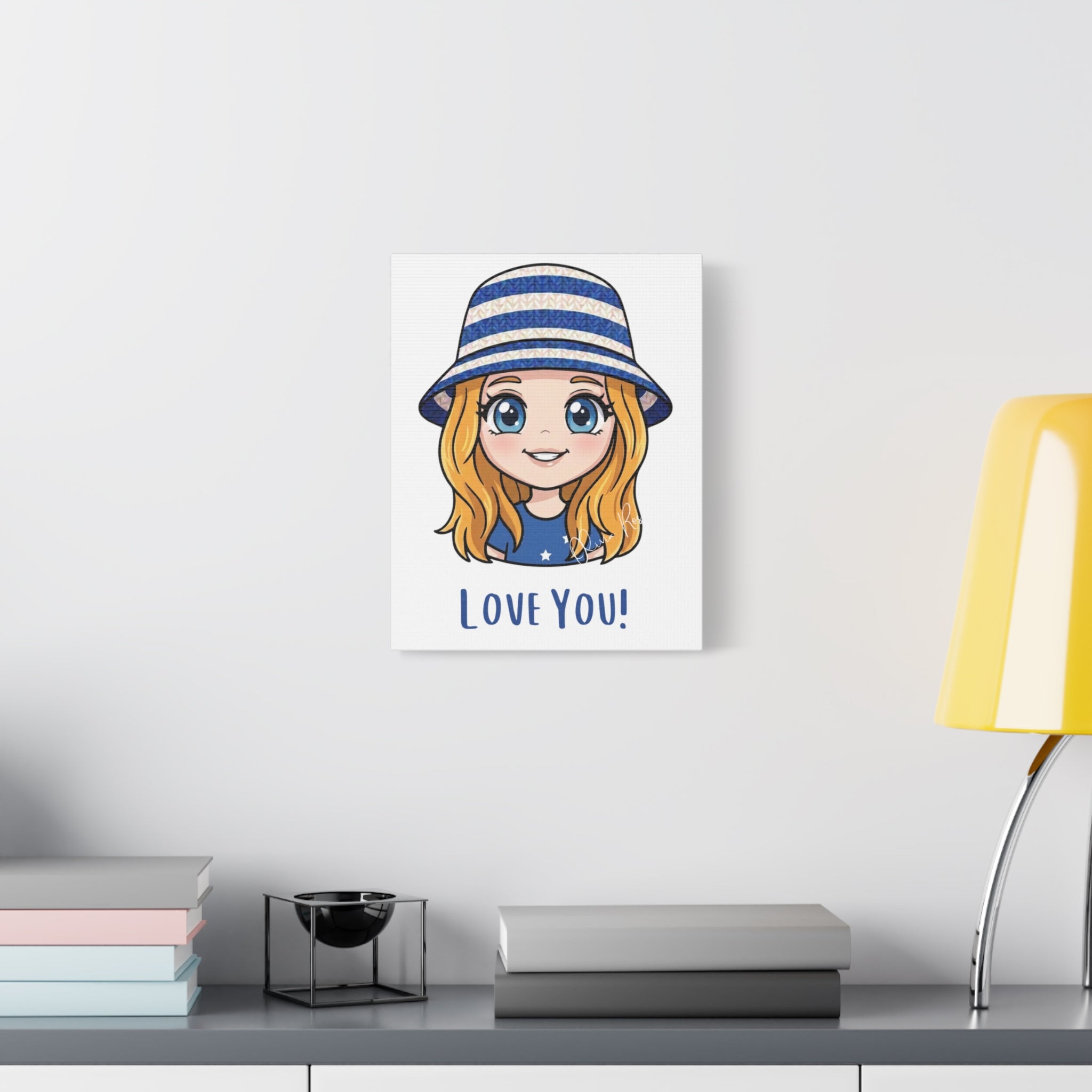 Olivia Rose "Love You!" Matte Canvas Wall Art