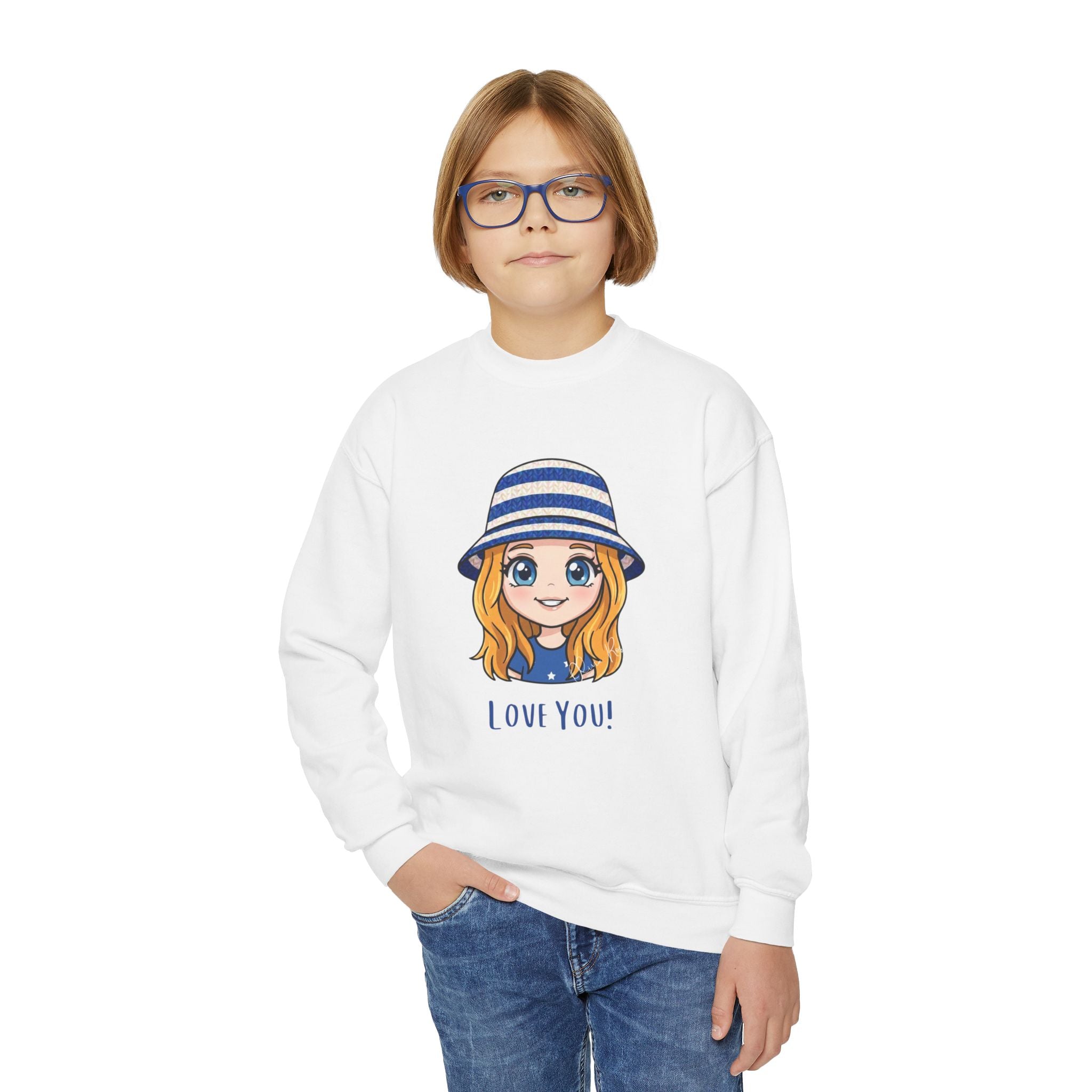 Love You! Crewneck Sweatshirt