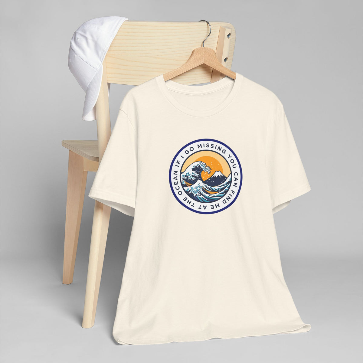 “I Go Missing, You Can Find Me at the Ocean” T-Shirt