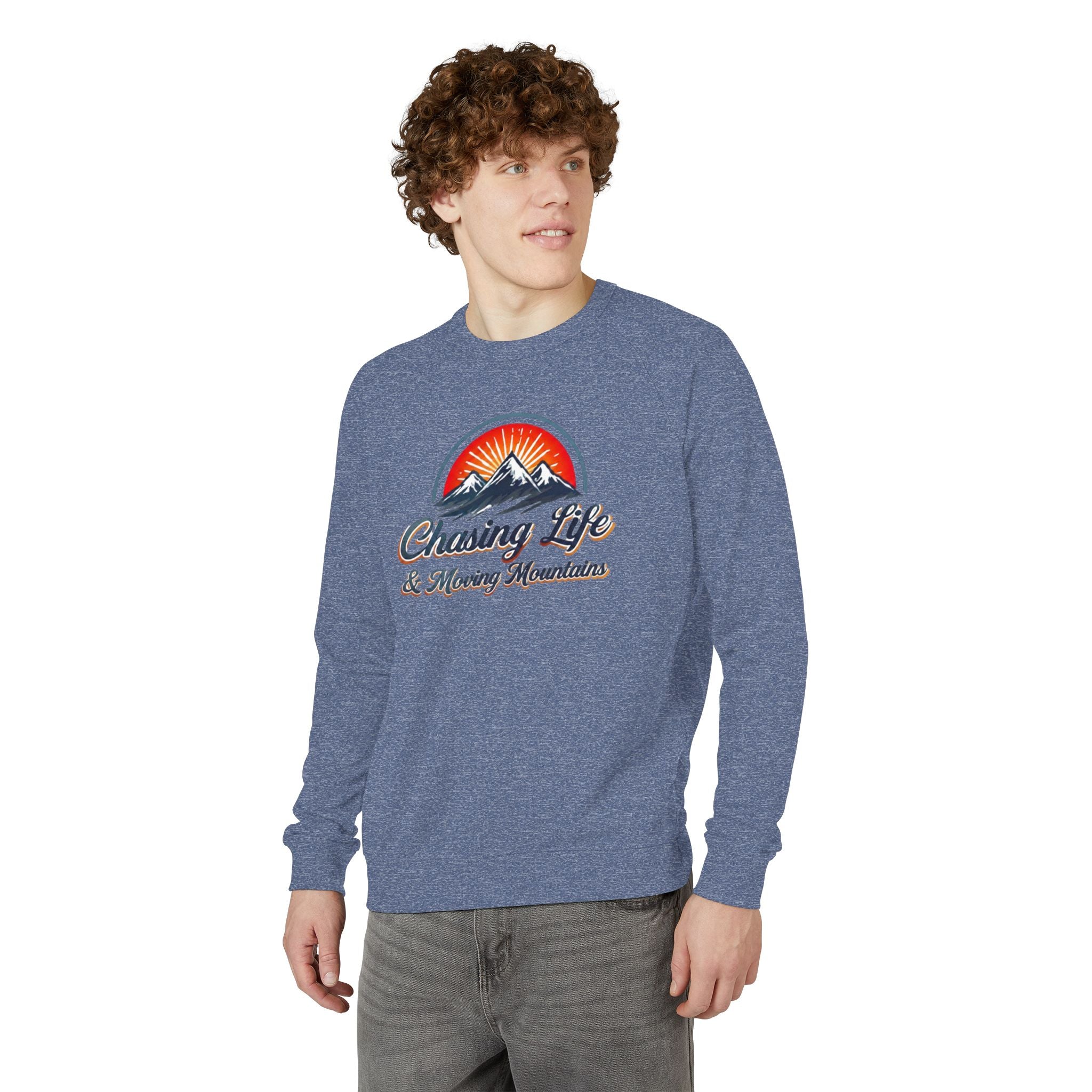 Chasing Life in the Mountains Crewneck Sweatshirt - Unisex