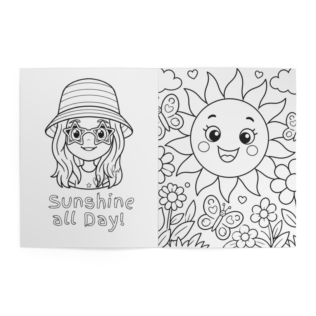 Children's Story & Activity Coloring Book — Inspired by Olivia Rose