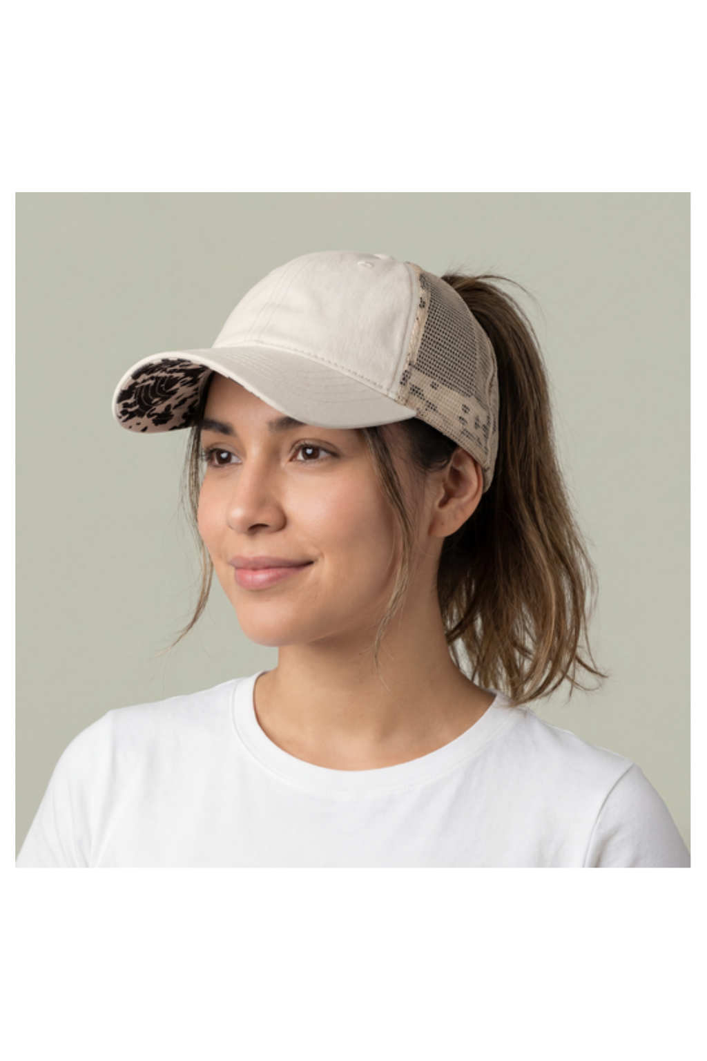 Women's Washed Mesh-Back Cap