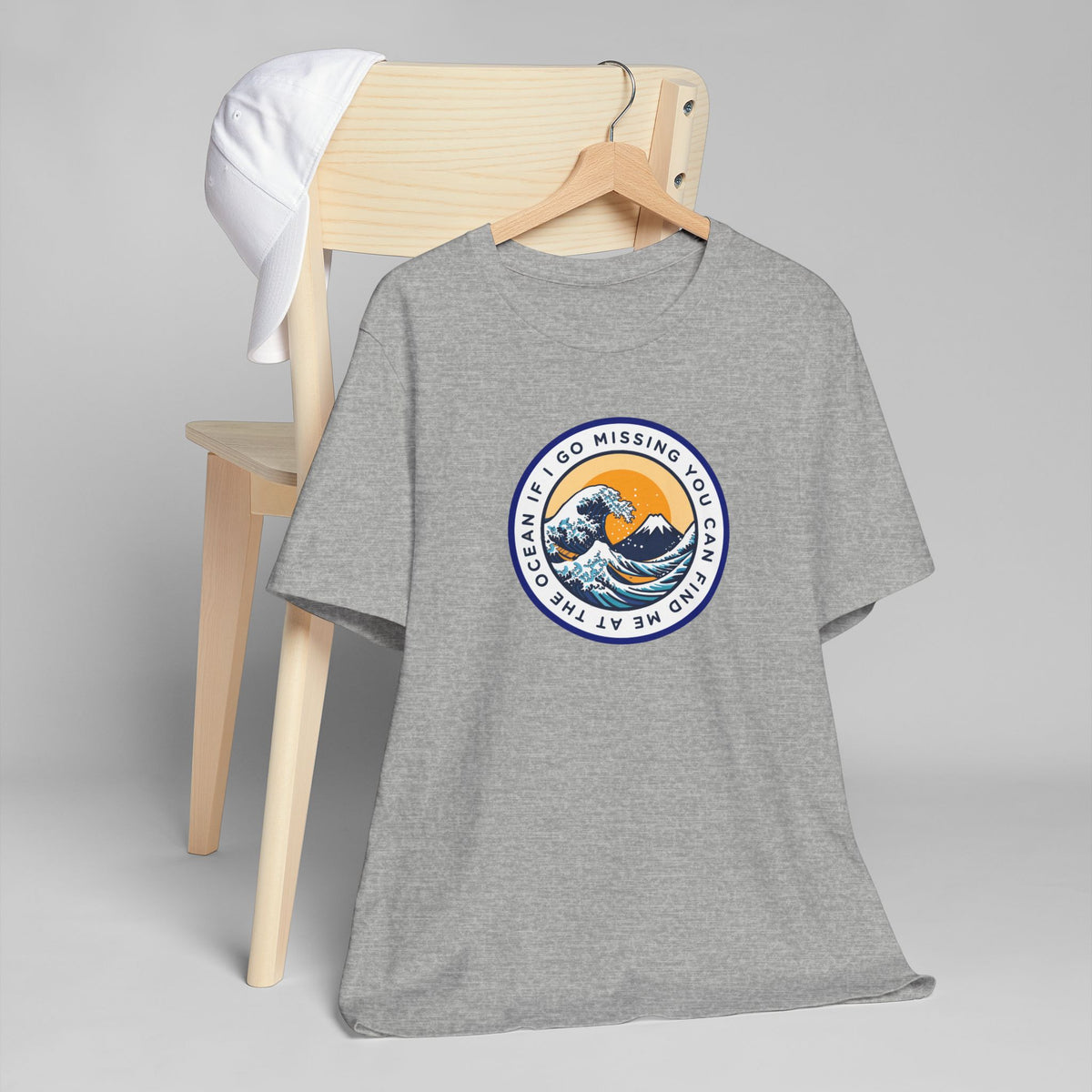 “I Go Missing, You Can Find Me at the Ocean” T-Shirt