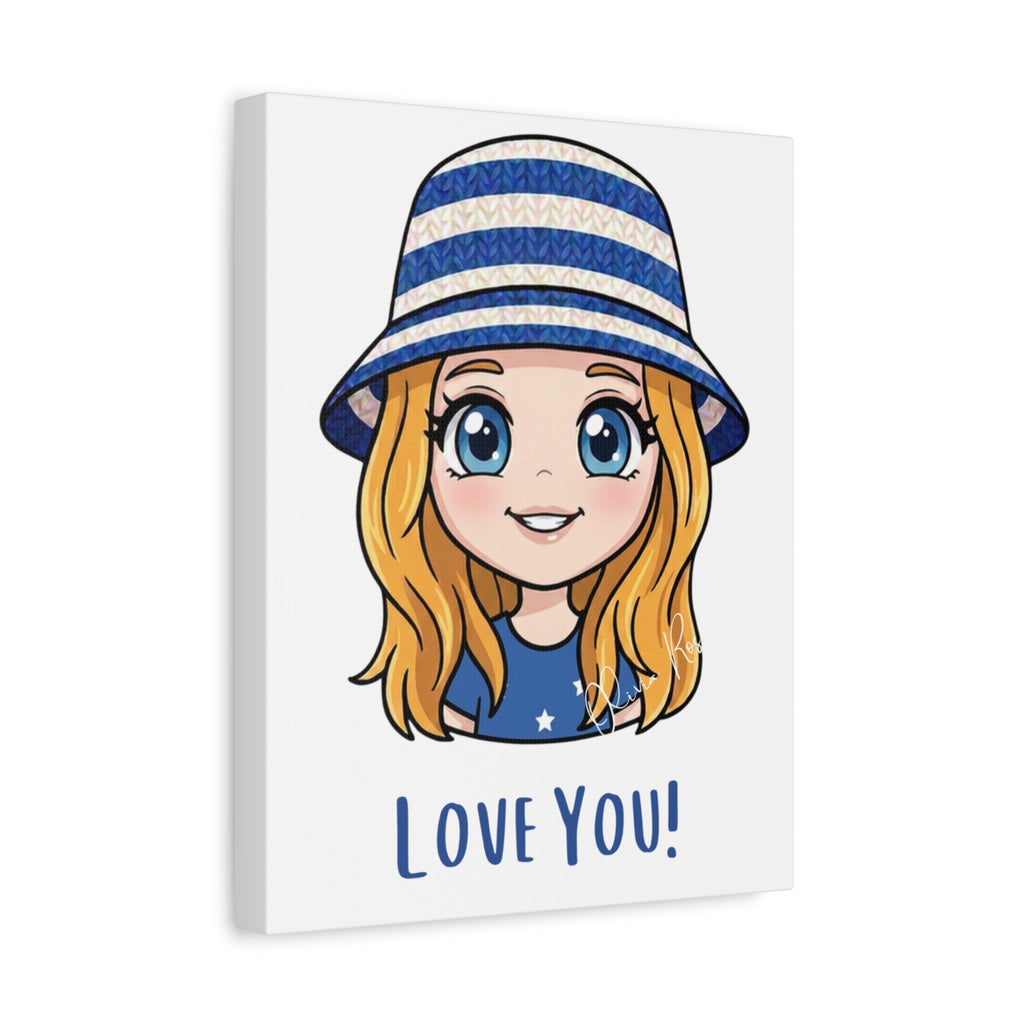Olivia Rose "Love You!" Matte Canvas Wall Art
