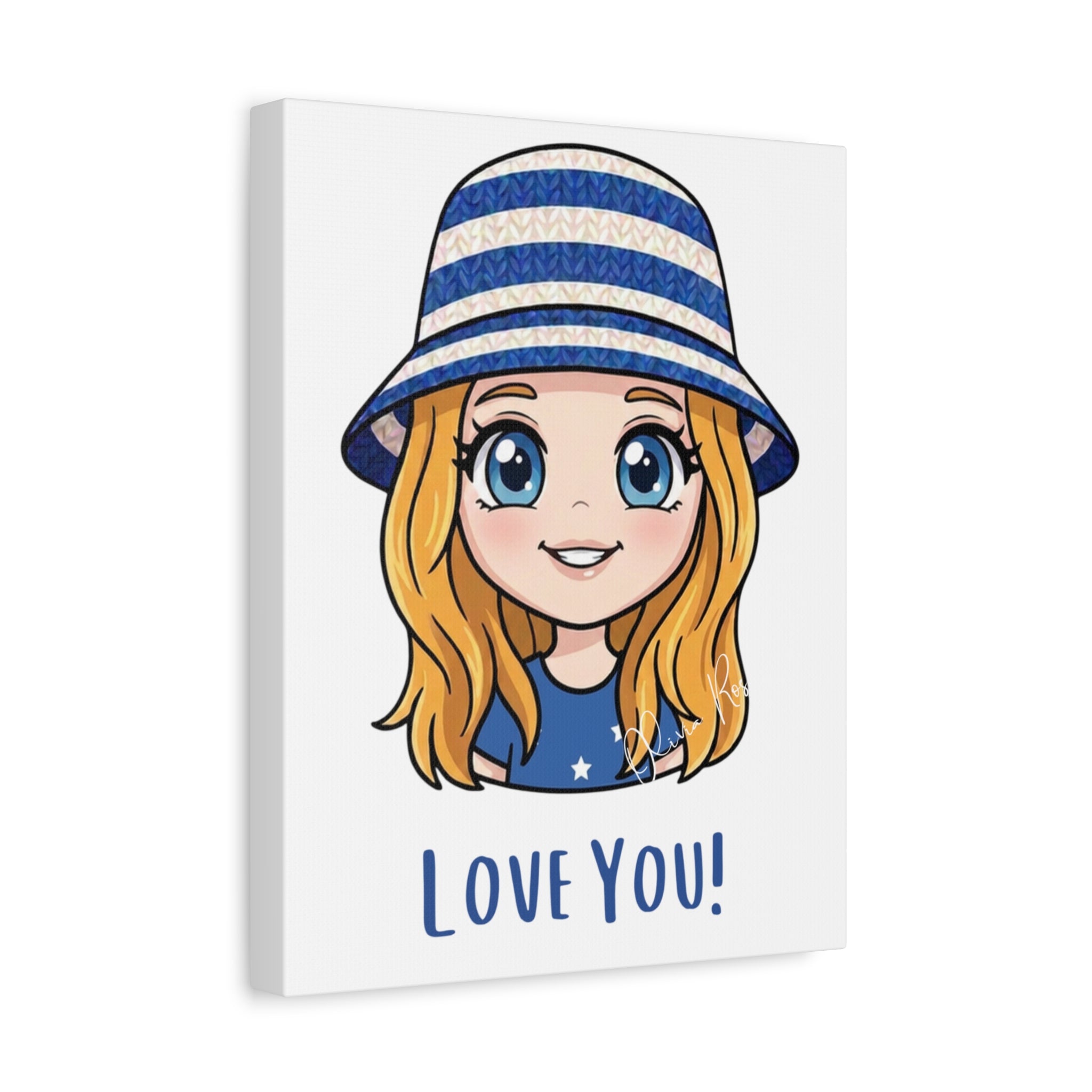 Olivia Rose "Love You!" Matte Canvas Wall Art