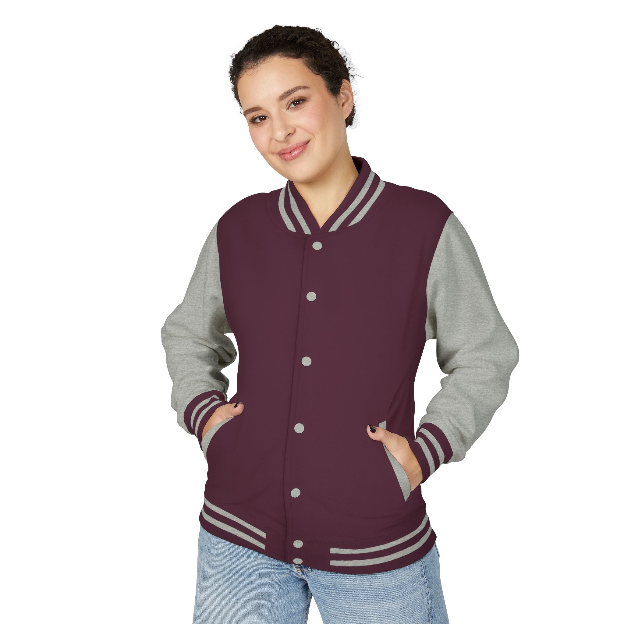 Letterman Jacket - "Chasing Life & Moving Mountains" Retro Mountain Varsity Jacketj