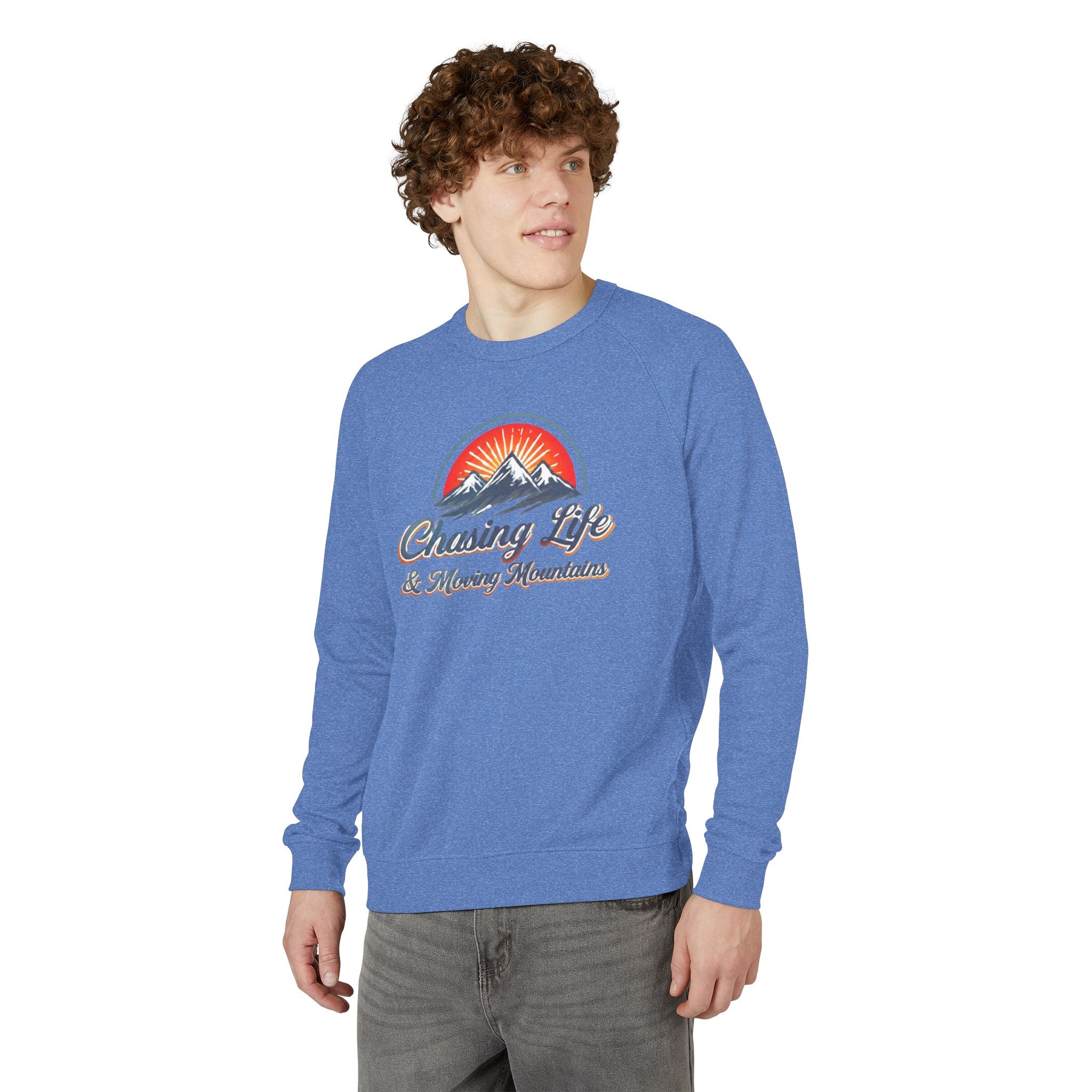 Chasing Life in the Mountains Crewneck Sweatshirt - Unisex