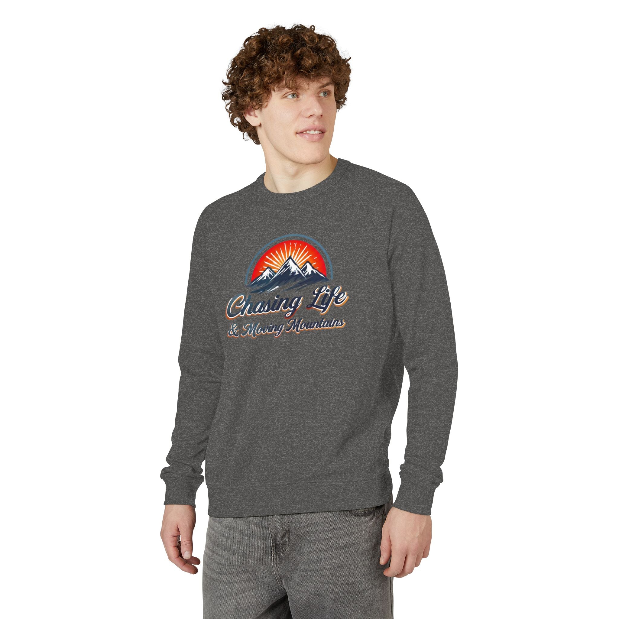 Chasing Life in the Mountains Crewneck Sweatshirt - Unisex