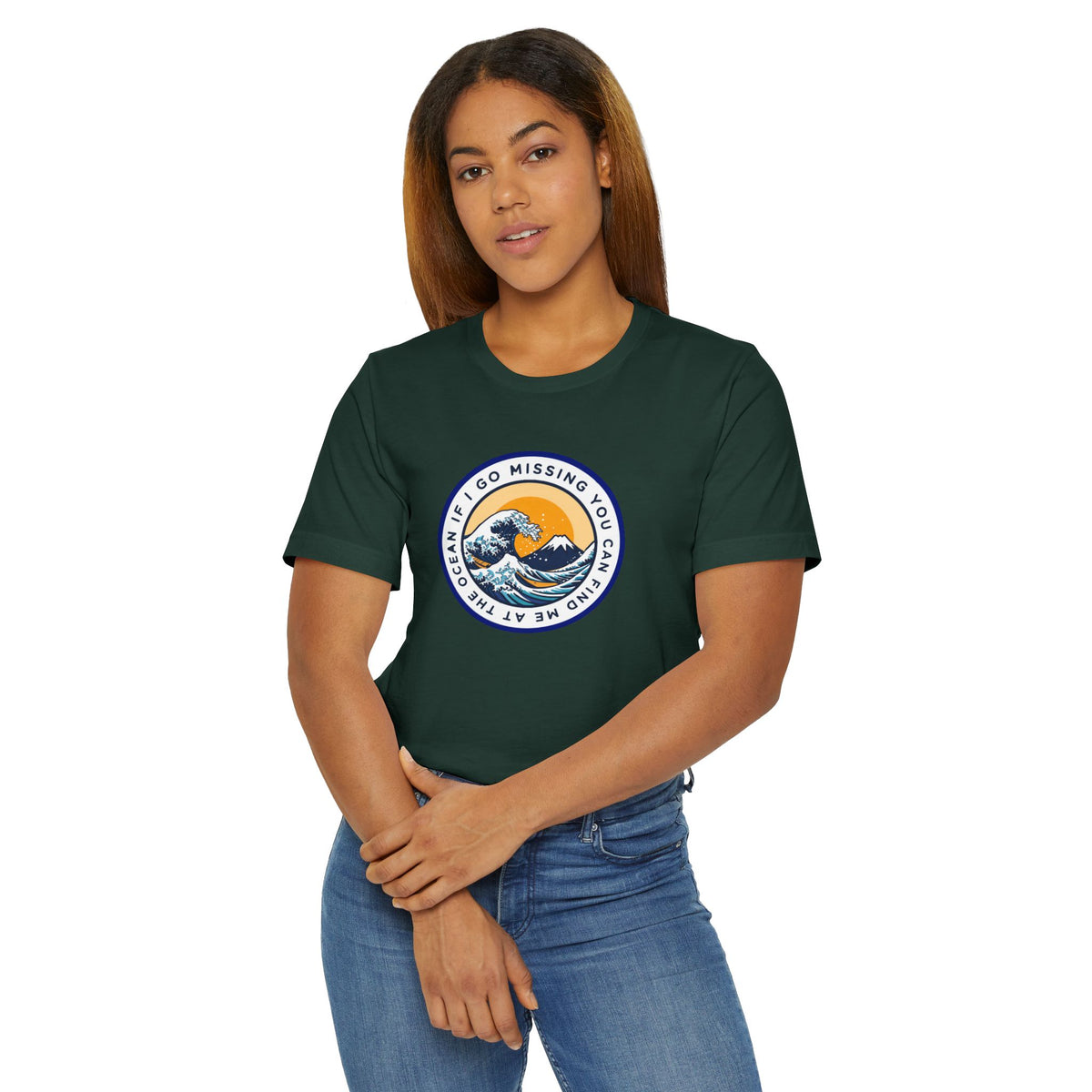 “I Go Missing, You Can Find Me at the Ocean” T-Shirt