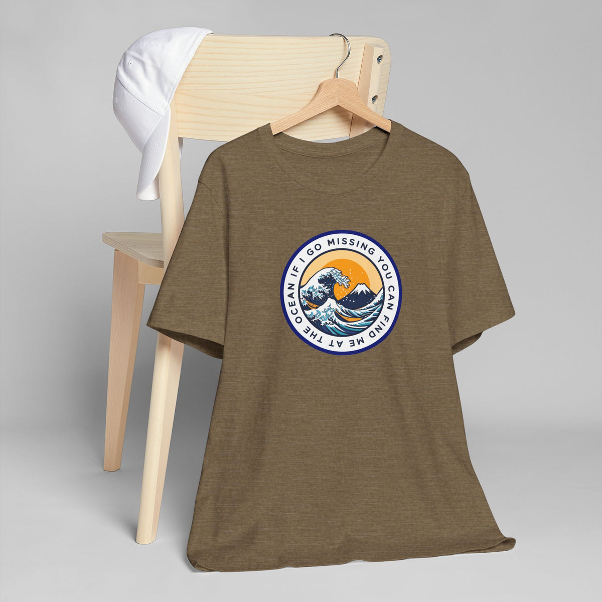 “I Go Missing, You Can Find Me at the Ocean” T-Shirt