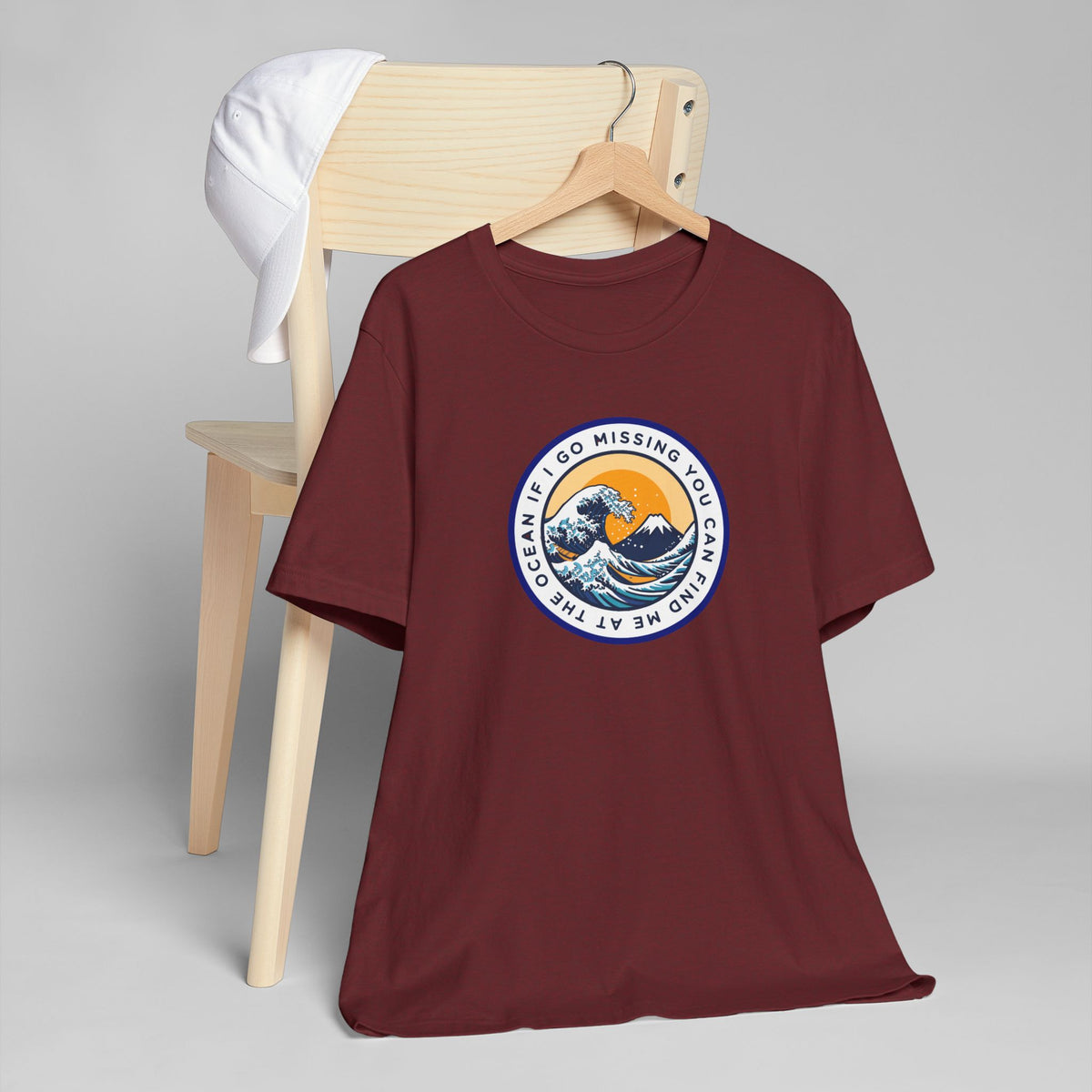 “I Go Missing, You Can Find Me at the Ocean” T-Shirt