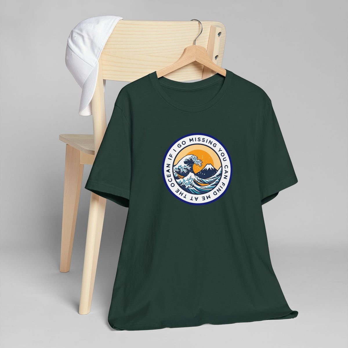 “I Go Missing, You Can Find Me at the Ocean” T-Shirt