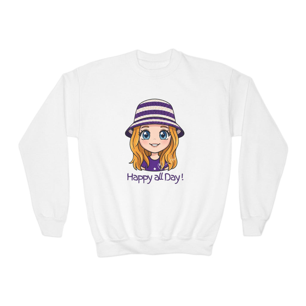 Happy all Day! Crewneck Sweatshirt