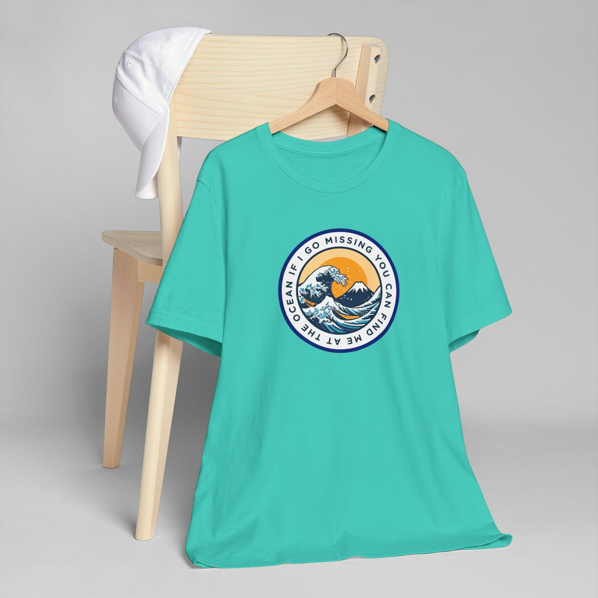 “I Go Missing, You Can Find Me at the Ocean” T-Shirt