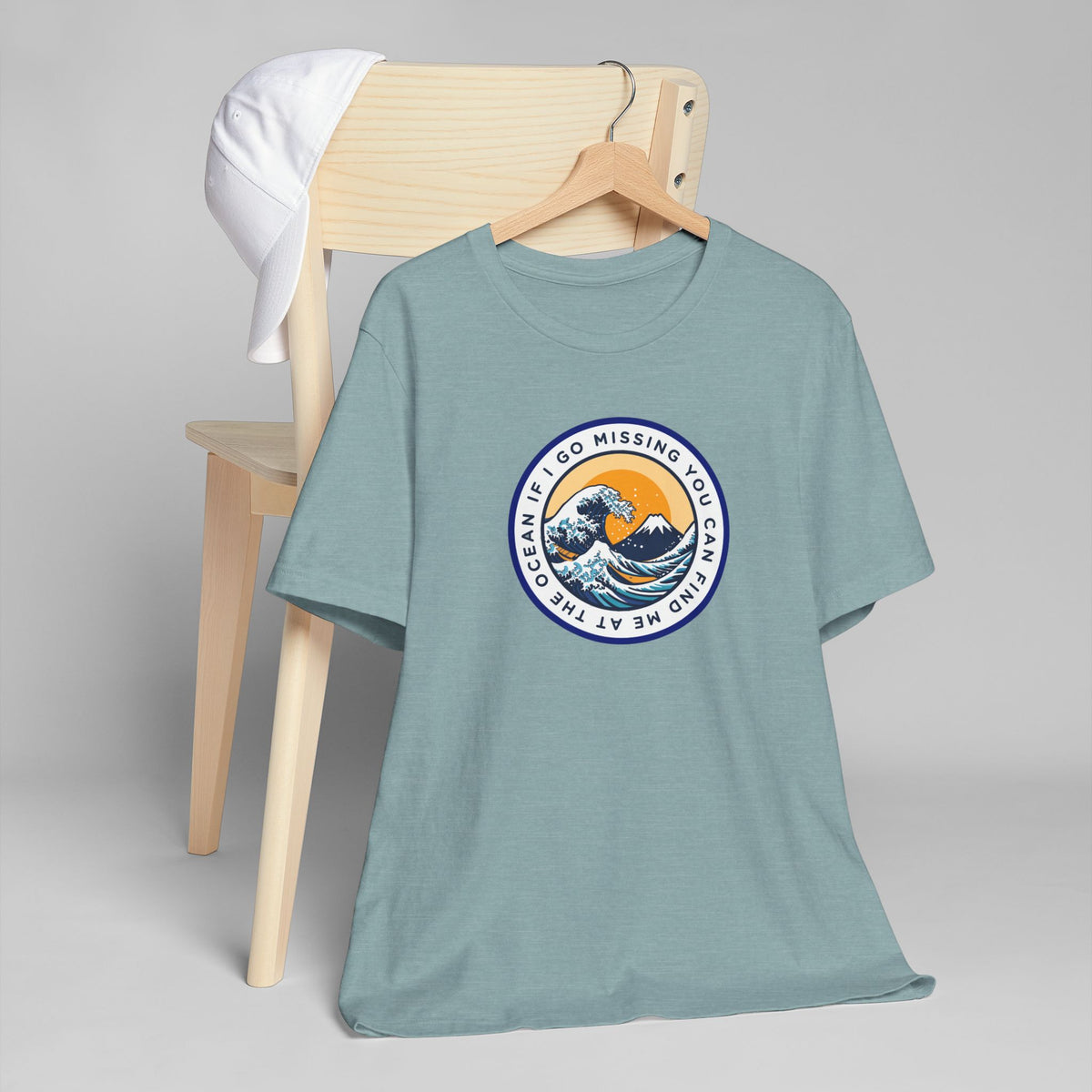 “I Go Missing, You Can Find Me at the Ocean” T-Shirt
