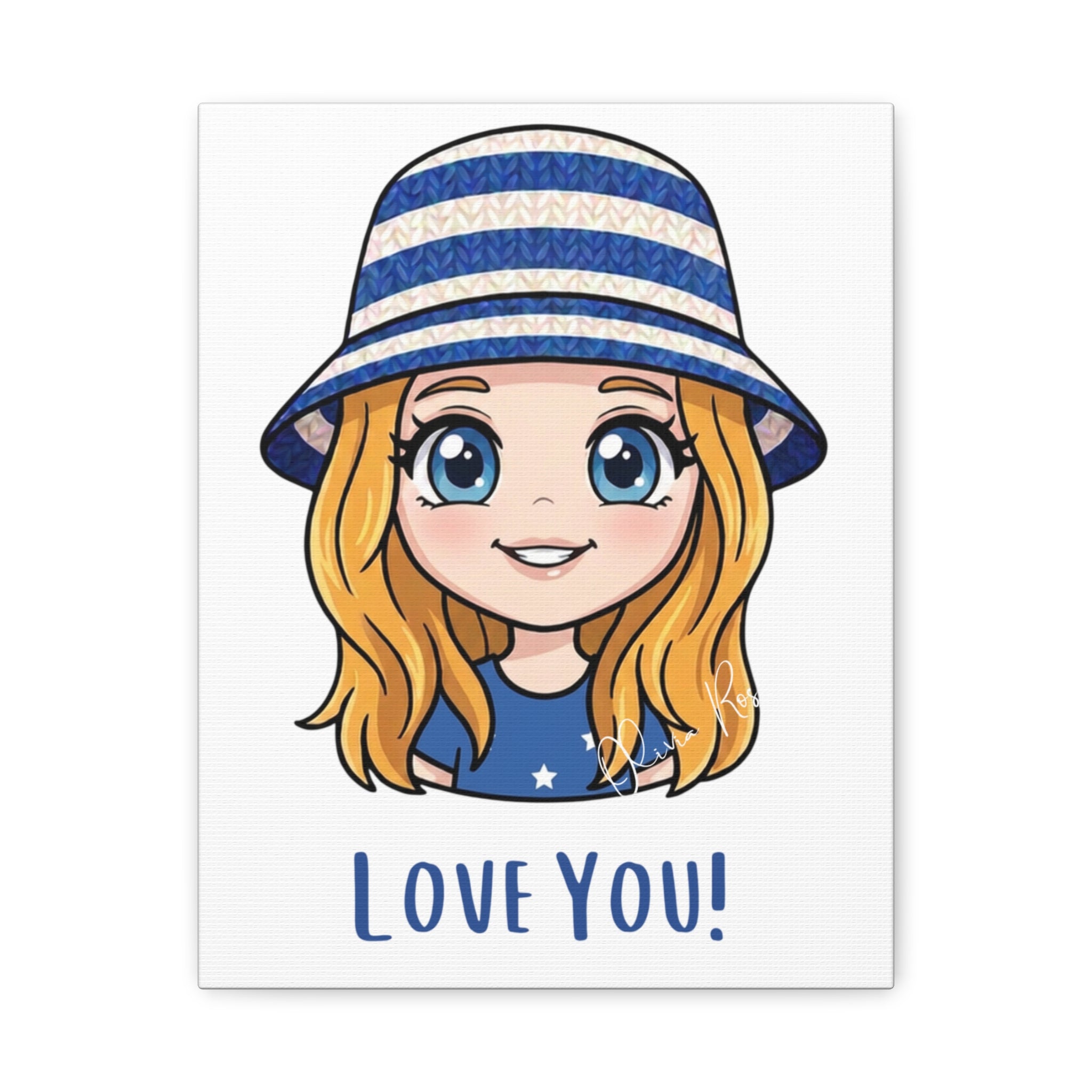 Olivia Rose "Love You!" Matte Canvas Wall Art