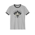 Native Proud Ringer Tee — "I honor the Spirit of the Eagle" Feather Design