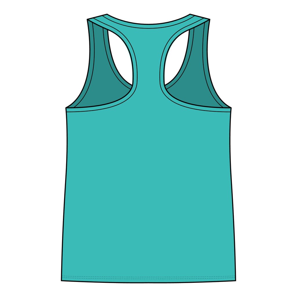 Women's Racerback Tank — 'If I Go Missing You Can Find Me At The Ocean' Wave Graphic