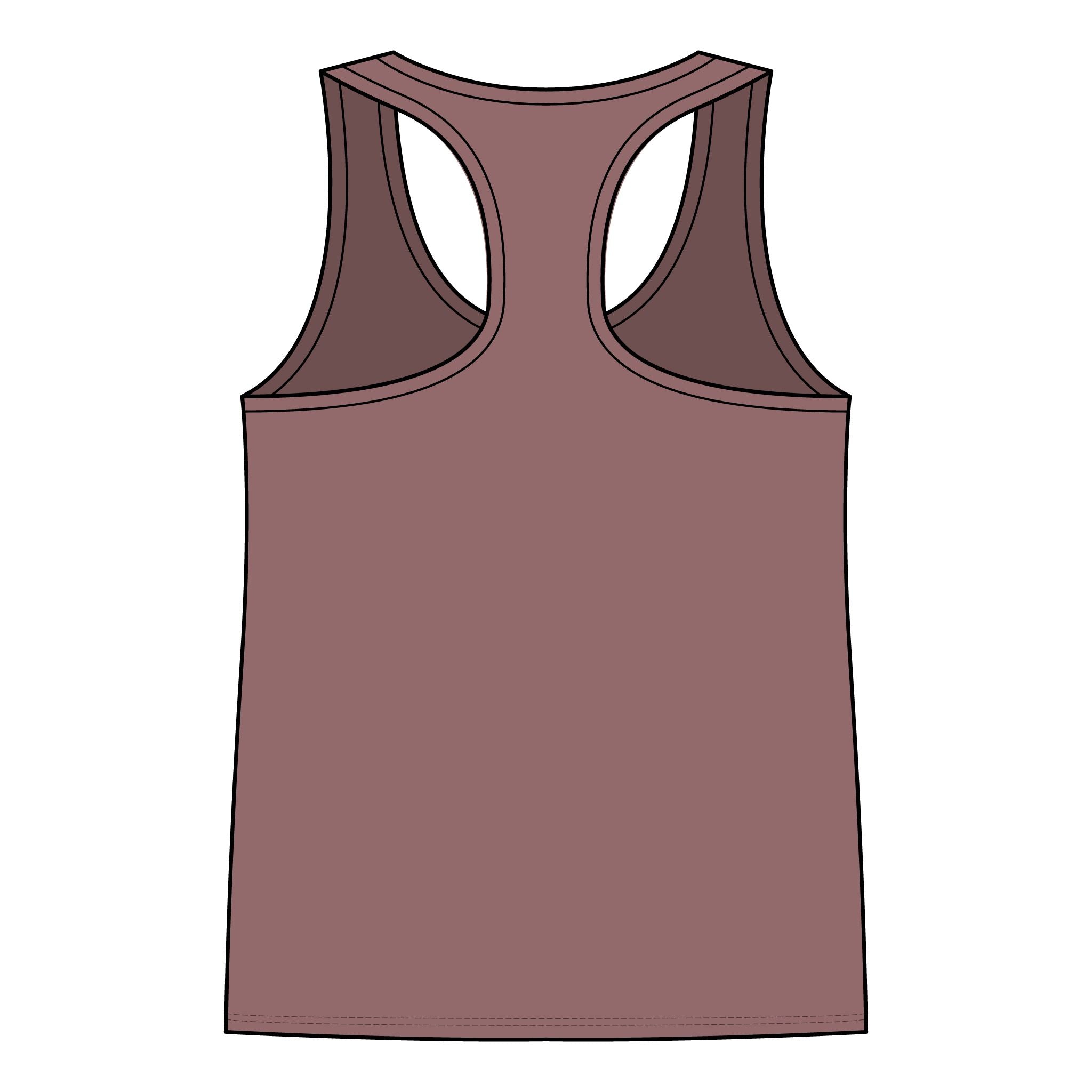 Women's Racerback Tank — 'If I Go Missing You Can Find Me At The Ocean' Wave Graphic
