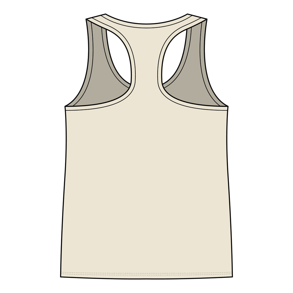 Women's Racerback Tank — 'If I Go Missing You Can Find Me At The Ocean' Wave Graphic