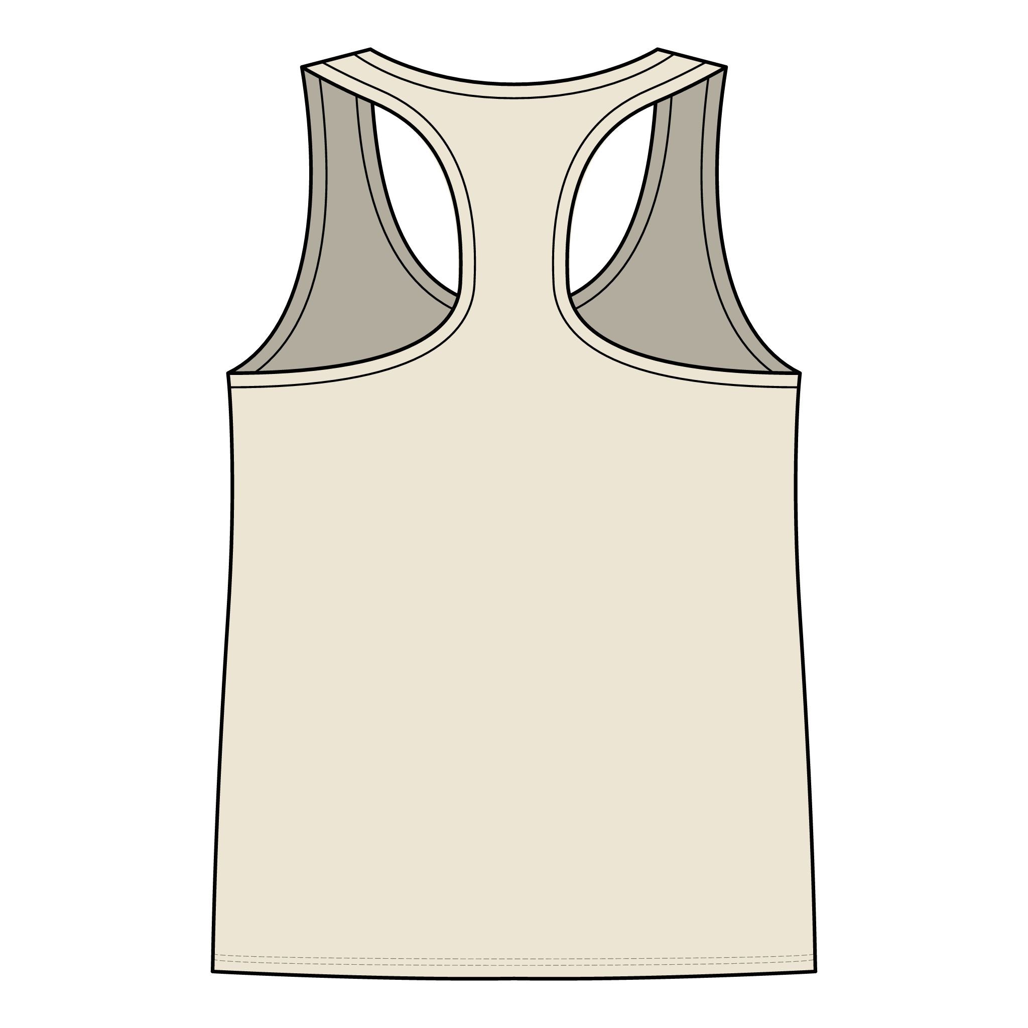 Women's Racerback Tank — 'If I Go Missing You Can Find Me At The Ocean' Wave Graphic