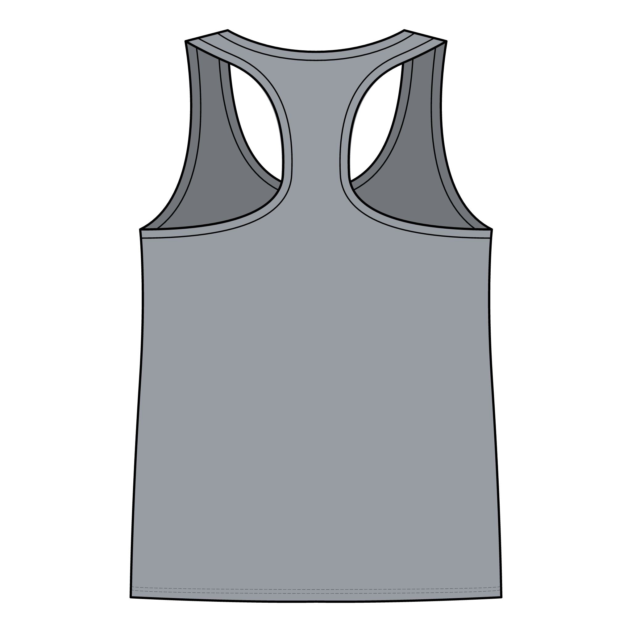 Women's Racerback Tank — 'If I Go Missing You Can Find Me At The Ocean' Wave Graphic