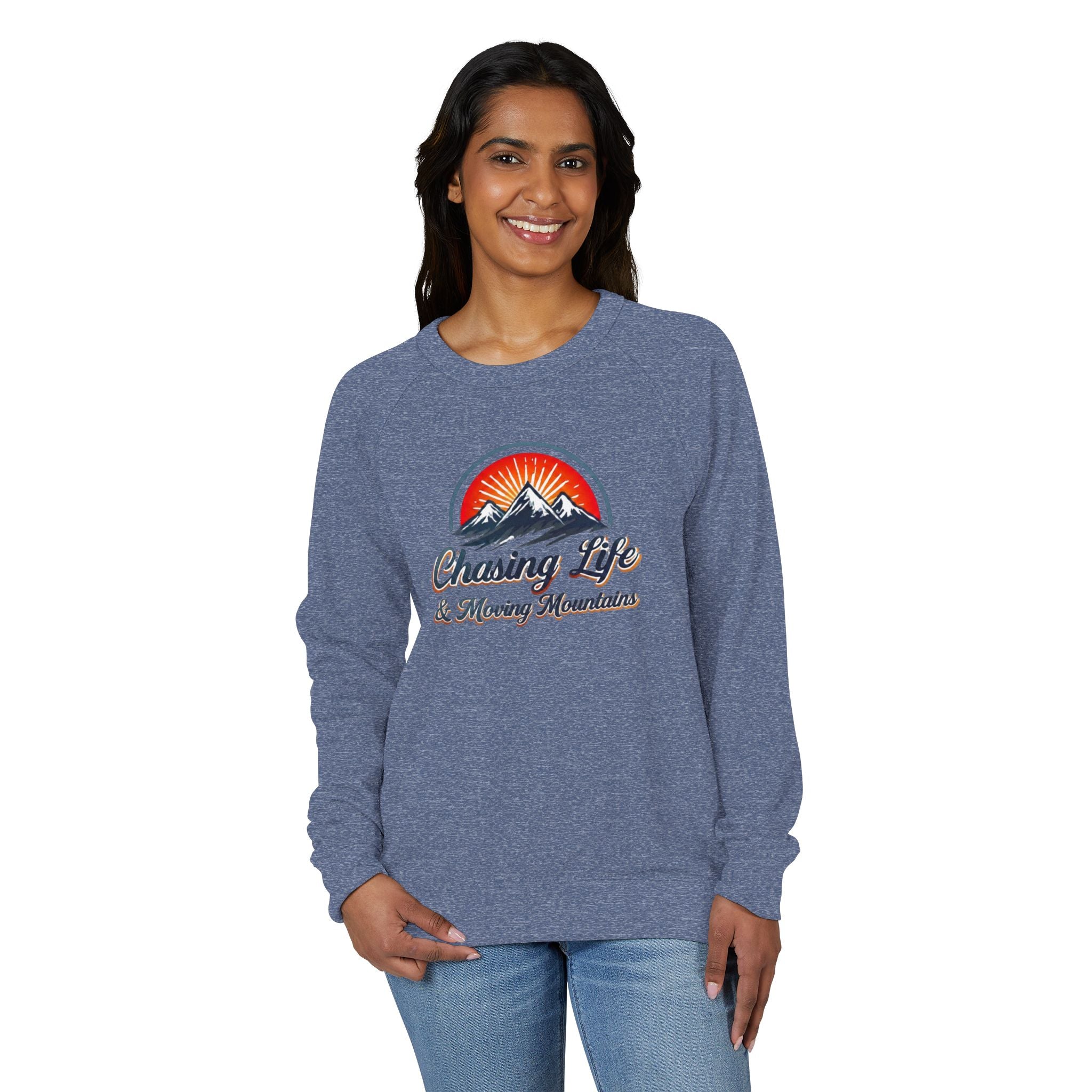 Chasing Life in the Mountains Crewneck Sweatshirt - Unisex